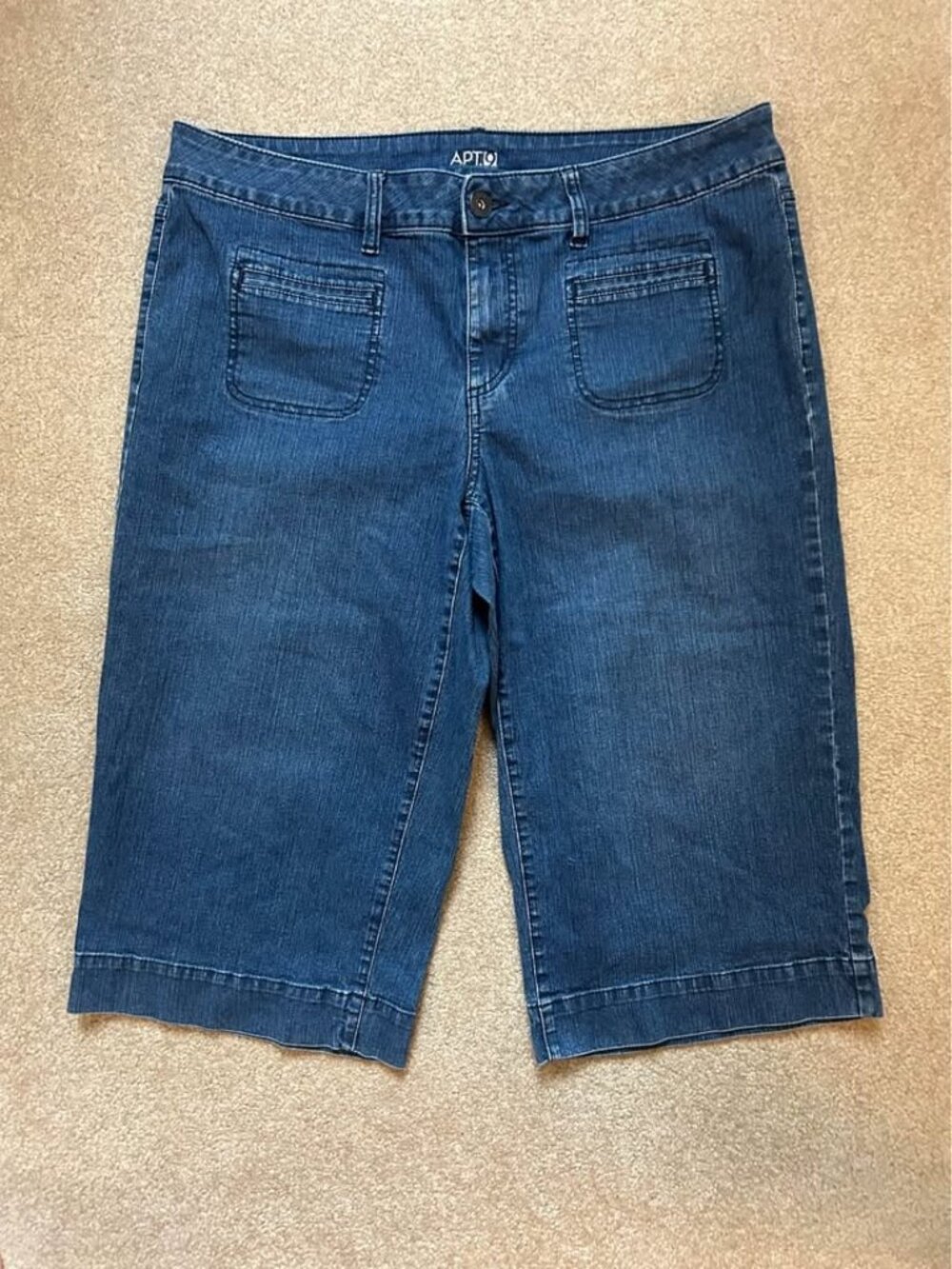 Apt 9 denim capri pants women’s 16 W